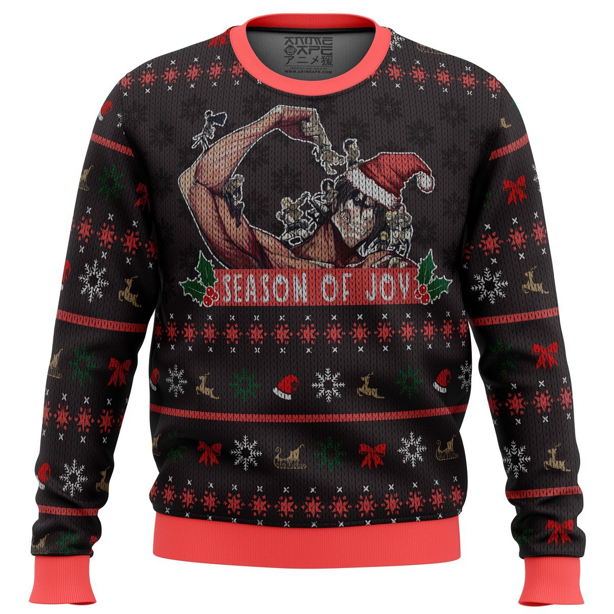 Season of Joy Attack on Titan Premium Ugly Christmas Sweater - Attack On Titan Stuff AS2111